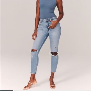 Curve Love The Skinny High Rise Abercrombie Jeans